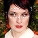 Romantic White Lace Bandeau Mask w/ Swarovski Pearls & French Netting - by Moonshine Baby