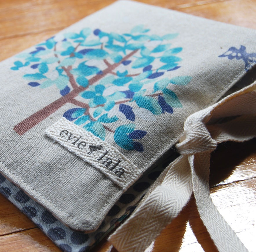 Drawing Set - Hummingbird Tree in Teal