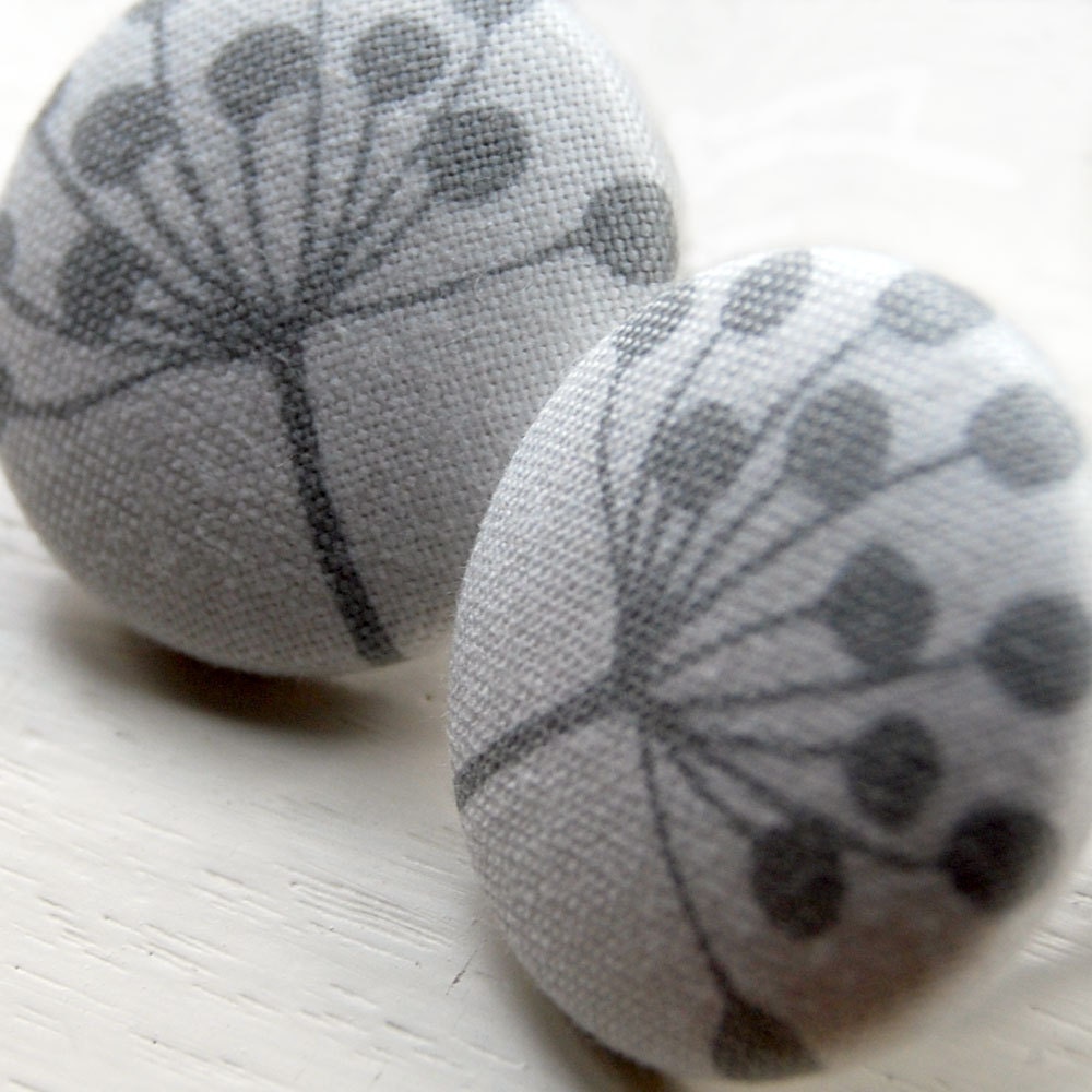Grey Blossoms Hair Ties