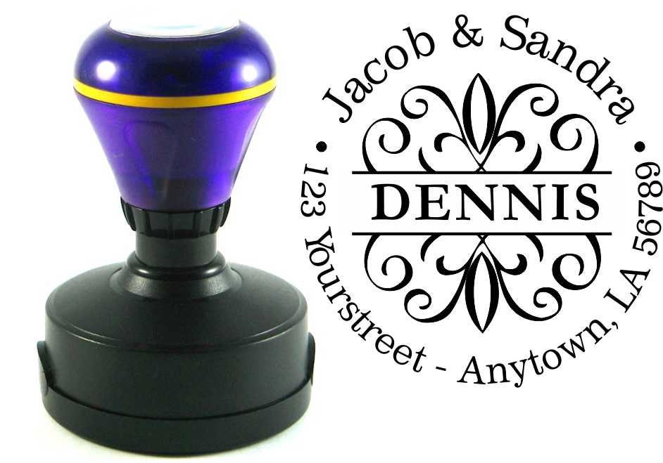 Self inking custom Personalized Return Address rubber stamp R67