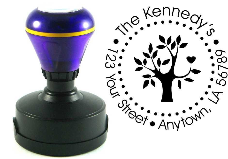 Self inking custom Personalized Return address rubber stamp R22