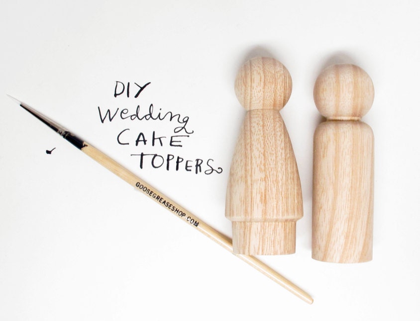 Wedding Cake Toppers with a Skirt- DIY - Fair Trade Wedding Decor Cake Toppers Bride Groom