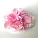 Soft Pink Peony Hair Clip