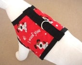 I Woof You Valentine's Day Harness Vest