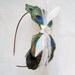 PEACOCK BOW - Peacock Feather Bow Headband with Ivory Accents