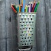 SALE Upcycled Cheese Grater Pencil Holder - PRICE REDUCED