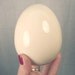 CERAMIC EGG BLANK ready to decorate for crafts and decor