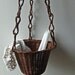 Vintage Hanging Baskets - A pair