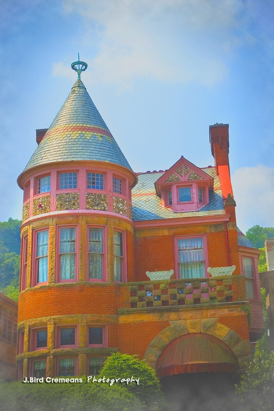 House in the Fog 6x9 photograph print