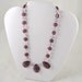 Handmade Purple and Lilac Glass Beaded Necklace - Lila