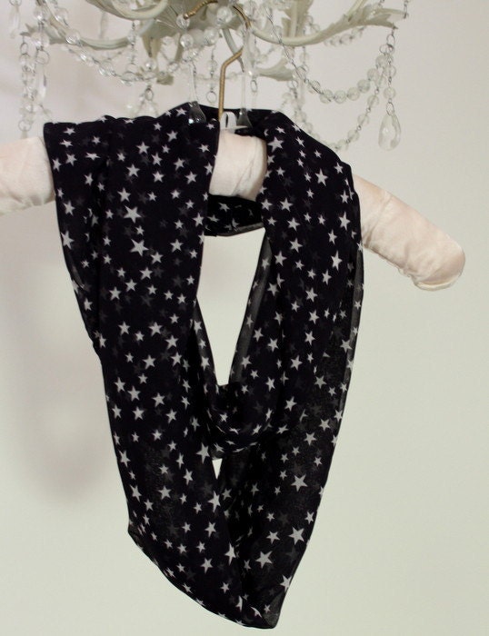 Patriotic Sheer Infinity Scarf