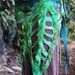 Felt Rainforest Leaf Woodnymph Fairy Belt Skirt OOAK