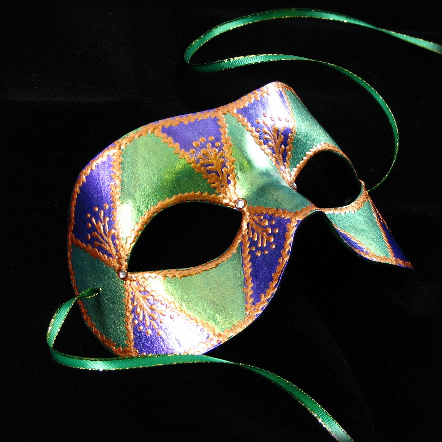 leather mardi gras masks