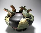 Small Five Lizard Bowl