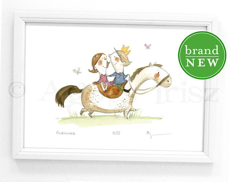 Prince on White Horse - Limited Edition Print