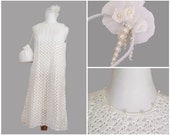 White Wedding Dress, Bridal Dress Set, Brides Accessories