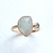 Umba Sapphire, Aquamarine and Recycled 14k Gold Ring
