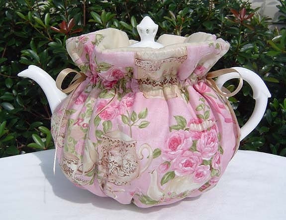 Tea Cozy for 6-8 Cup Teapot TEA FOR TWO  Reversible, Insulated Tea Pot Tea Cozy Cosy   Also Available in 1-2 Cup and 2-4 Cup Sizes