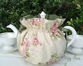 Tea Cozy for 6-8 Cup Teapot ENGLISH COTTAGE Reversible, Insulated Tea Pot Tea Cozy Cosy   Also Available in 1-2 Cup and 2-4 Cup Sizes