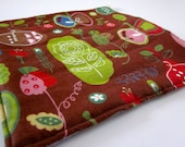 Brown Blossoms Pot Holder