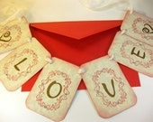 Wedding Banner Love Garland Home Decor Bunting Keepaske Valentine's Day Banner Unique Greeting Card