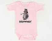 Doctor Who onesie dalek exterminate bodysuit