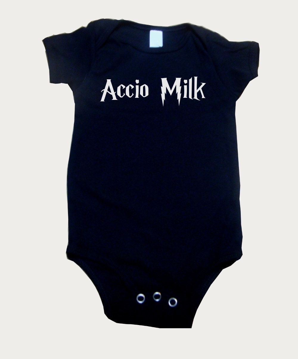 Accio Milk Harry Potter Bodysuit - geeky onesie