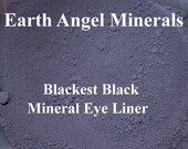 BLACKEST BLACK Liner Shadow - True Dark Black Eye Liner -  Vegan, Celiac Friendly - Gluten Free