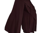 Yoga tribal bellydance VERY comfy pants brown - YOUR SIZE