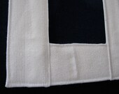 White Fabric Mat, unframed 8x10 for 4x6 print