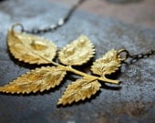 Romance in the Garden Leaf Necklace