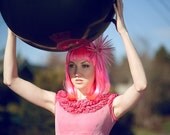 Bubble Gum Fascinator or Brooch