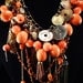 SALE - Charm Bib Necklace - Big statement - "BoHo Gypsy Queen" - InVintageHeaven