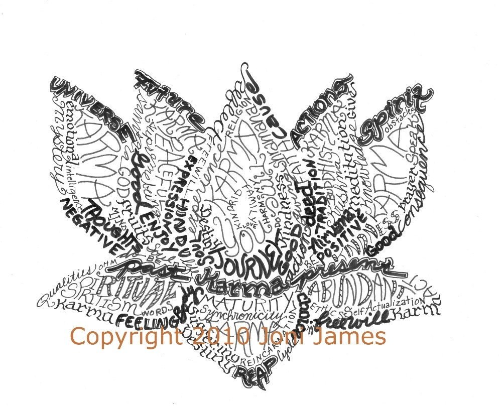 Lotus Flower Drawing