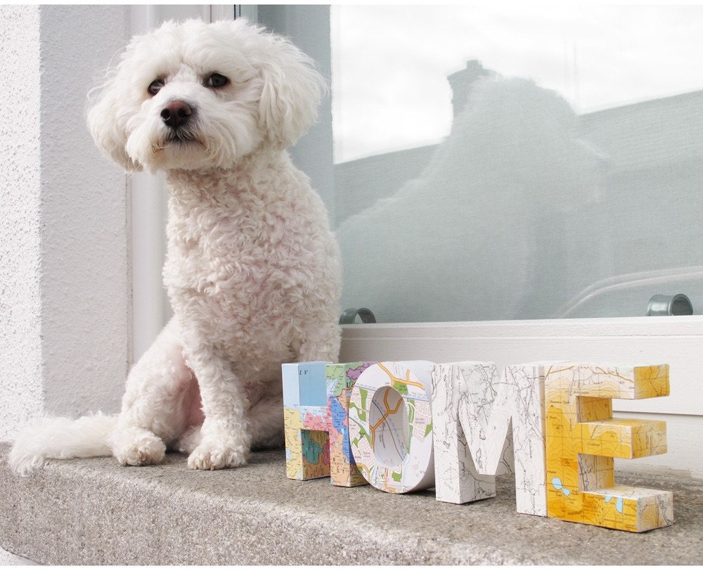 Find your way HOME - customized one-of-a-kind paper sculpture