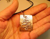 Silver-Copper Tree Necklace - Larger (NPSC004)