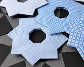 origami Star upcycled paper set