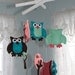 Owl Mobile for Girls Bedroom Nursery