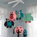 Owl Mobile for Girls Bedroom Nursery