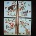 Set of 4 Woodland Friends Forest Animals on 8x10 Stretched Canvases Kids Bedroom Baby Nursery CANVAS Wall Art