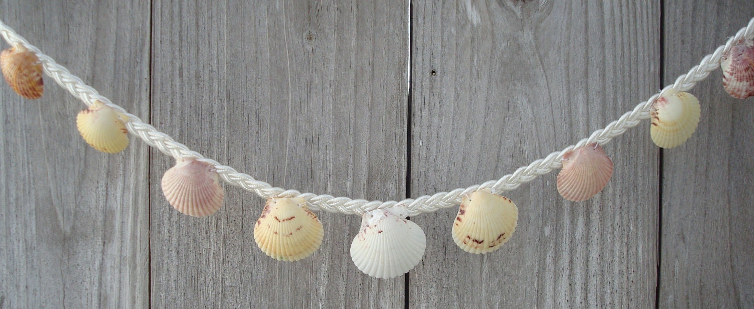 Shell Garland - Sea Shell Garland - Small Shell Garland - Small Seashell Garland - Wedding Garland