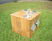 Convertible Play Kitchen\/End Table