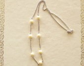 silver glam necklace