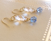 frankie - earrings of vintage and recycled jewelry