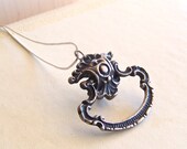 knock knock - vintage drawer pull necklace