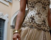 CROISSANT A LA TURQUE Unique Ottoman Inspired Silk Wedding Gown Made in Italy