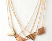 Geometric Charm Necklace - You Choose Charm