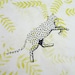 Big Cats Scarf - Cream