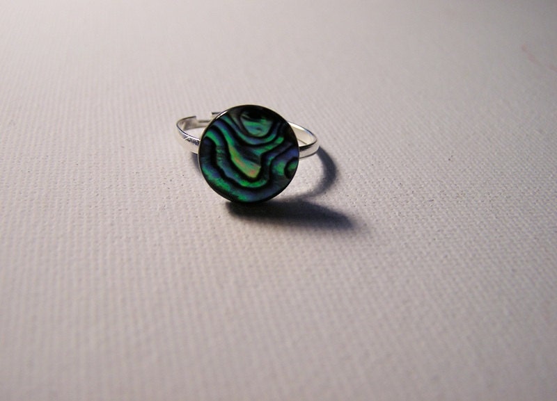 Abalone Shell Ring