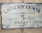 Laundry Room wall decal Vinyl lettering wall words decals quotes home decor crafts handmade